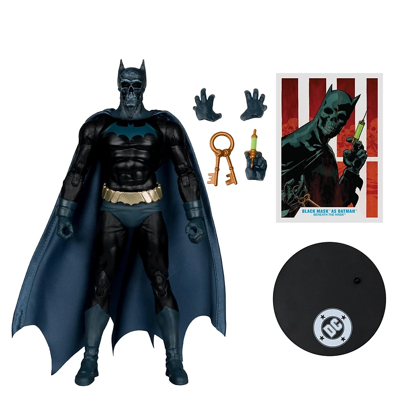 McFarlane Toys DC Multiverse Batman Madhouse Black Mask as Batman 7-in Action Figure