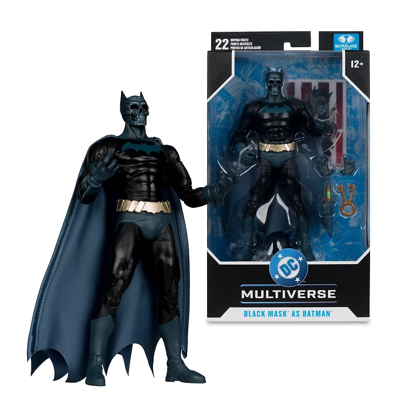 McFarlane Toys DC Multiverse Batman Madhouse Black Mask as Batman 7-in Action Figure