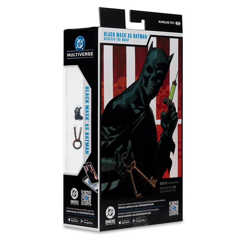 McFarlane Toys DC Multiverse Batman Madhouse Black Mask as Batman 7-in Action Figure