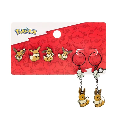 Pokemon Eevee Earrings 3-Pack GameStop Exclusive