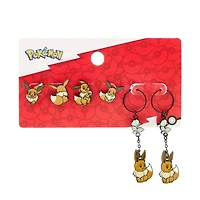 Pokemon Eevee Earrings 3-Pack GameStop Exclusive