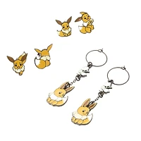 Pokemon Eevee Earrings 3-Pack GameStop Exclusive