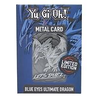 Yu-Gi-Oh! Limited Edition Blue Eyes Ultimate Dragon Metal Card