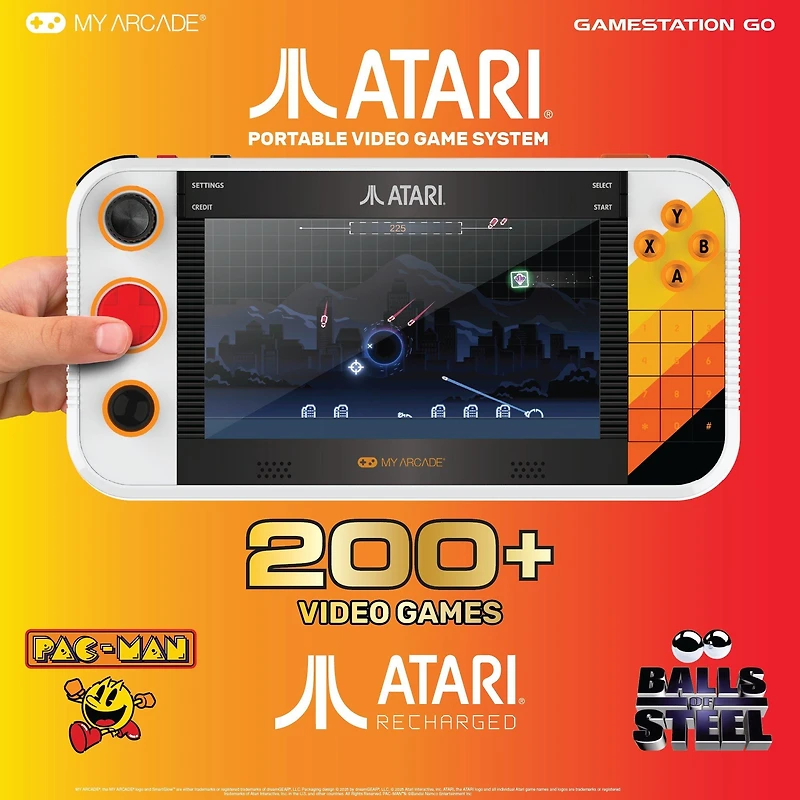 Atari Gamestation Go: Over 200 Preloaded Games including Pac-Man and Atari Recharged Titles