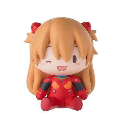 SEGA Evangelion FuwaPuchi Deformed Asuka Plugsuit 3.15-in Figure