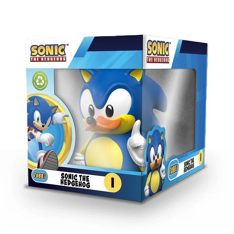 Tubbz Sonic the Hedgehog Sonic 3.54-in Collectible Rubber Duck