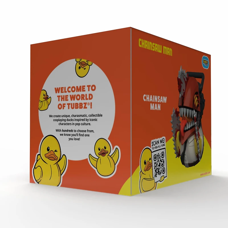 Tubbz Chainsaw Man Chainsaw Man 3.54-in Collectible Rubber Duck