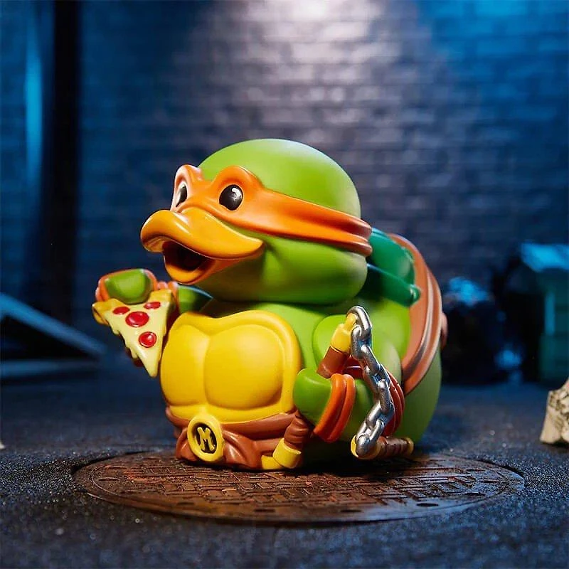 Tubbz Teenage Mutant Ninja Turtles Michelangelo 3.54-in Collectible Rubber Duck