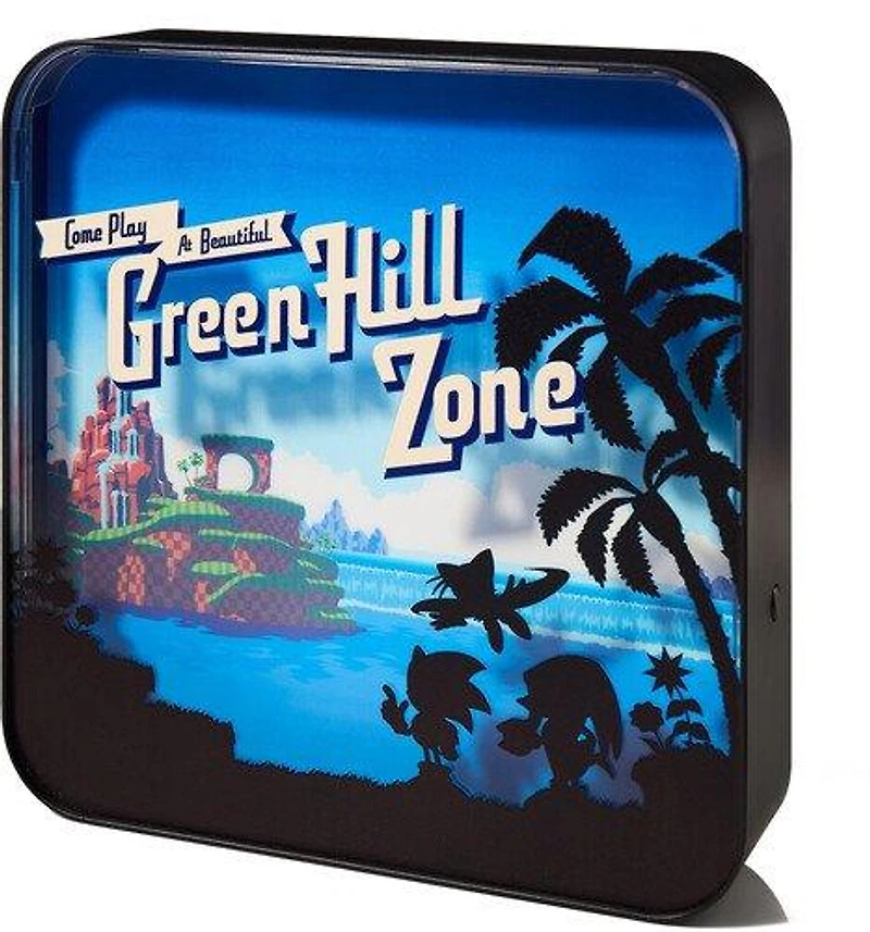 Sonic the Hedgehog Green Hill Zone Acrylic Desk Lamp
