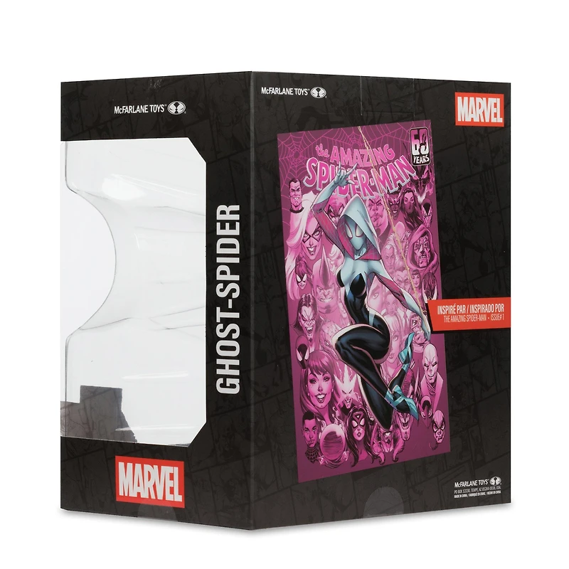 McFarlane Toys Gold Label Collection Marvel The Amazing Spider-Man Ghost-Spider (Issue 1) 1:10th Figure