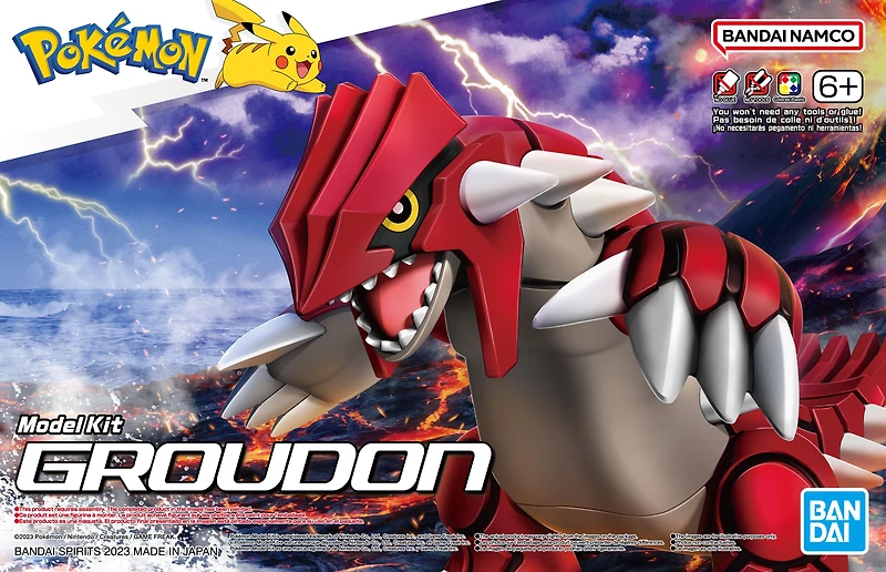 Bandai Hobby Pokemon Groudon Model Kit
