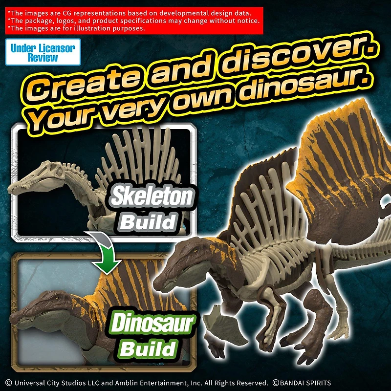 Bandai Hobby Plannosaurus Jurassic World Spinosaurus 2.6-in Figure