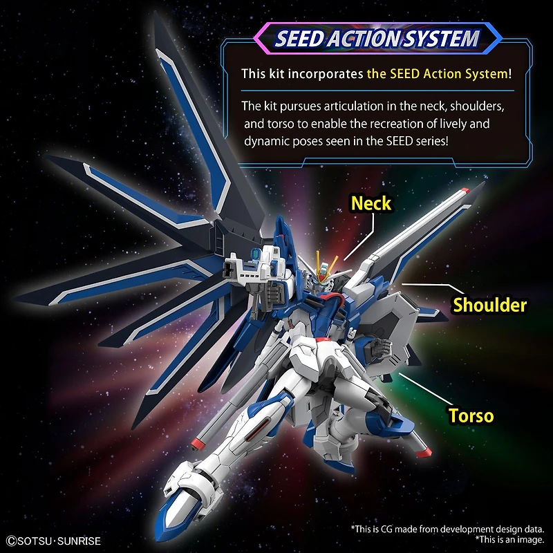 Bandai Hobby Gundam - Gundam SEED Freedom Rising Model Kit