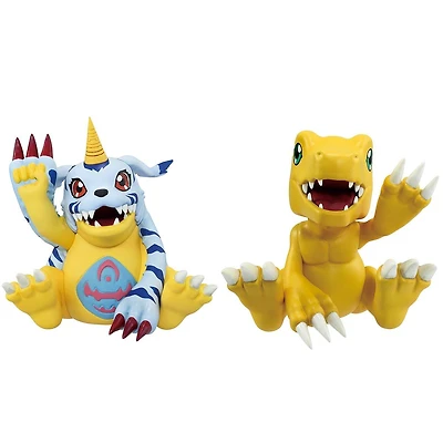 Bandai Digimon Ichibansho Agumon and Gabumon (Clash of Light and Darkness) 3-in Figure Set 2-Pack