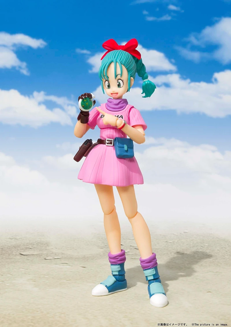 Bandai Dragon Ball Tamashii Nations S.H. Figuarts Bulma (Adventure Begins) 7.1-in Figure