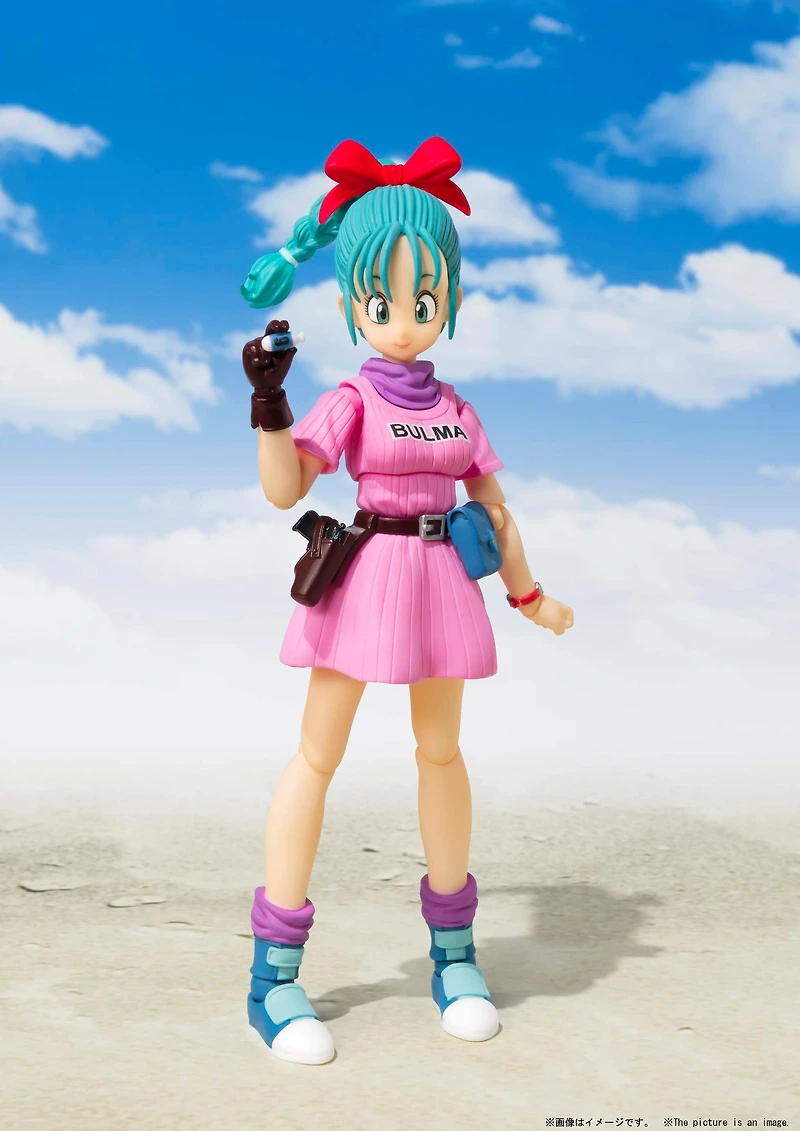 Bandai Dragon Ball Tamashii Nations S.H. Figuarts Bulma (Adventure Begins) 7.1-in Figure