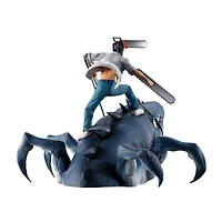 Bandai Chainsaw Man Ichibansho Chainsaw Man and Beam 9.1-in Figure