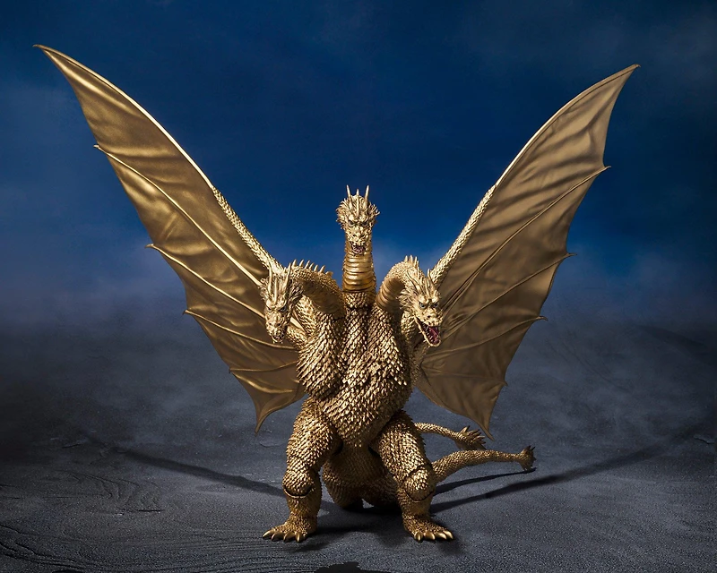 Bandai Godzilla Tamashii Nations S.H.MonsterArts King Ghidorah (1972) 9.8-in Figure