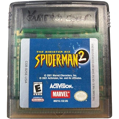 Spider-Man 2: The Sinister Six - Game Boy Color