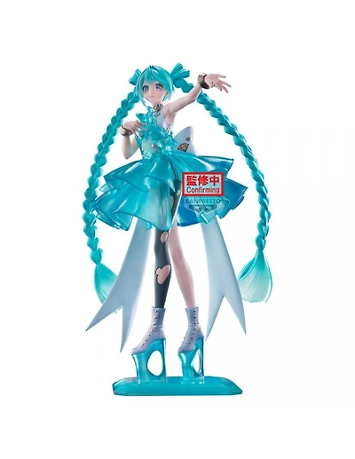 Banpresto Hatsune Miko Evolve Clearluxe Emerald Gem 9.8-in Figure