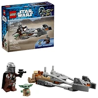 LEGO Star Wars The Mandalorian and Grogu's Speeder Bike Building Set 75436
