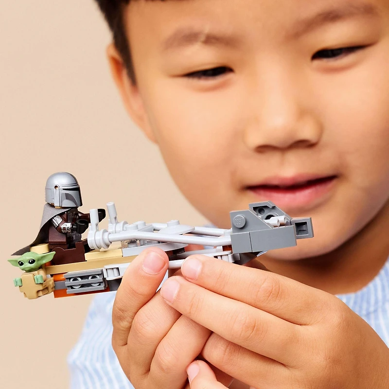 LEGO Star Wars The Mandalorian and Grogu's Speeder Bike Building Set 75436