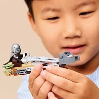 LEGO Star Wars The Mandalorian and Grogu's Speeder Bike Building Set 75436
