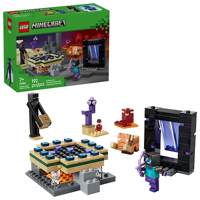 LEGO Minecraft Nether and End Portal Journey Building Toy Set 21584