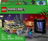 LEGO Minecraft Nether and End Portal Journey Building Toy Set 21584