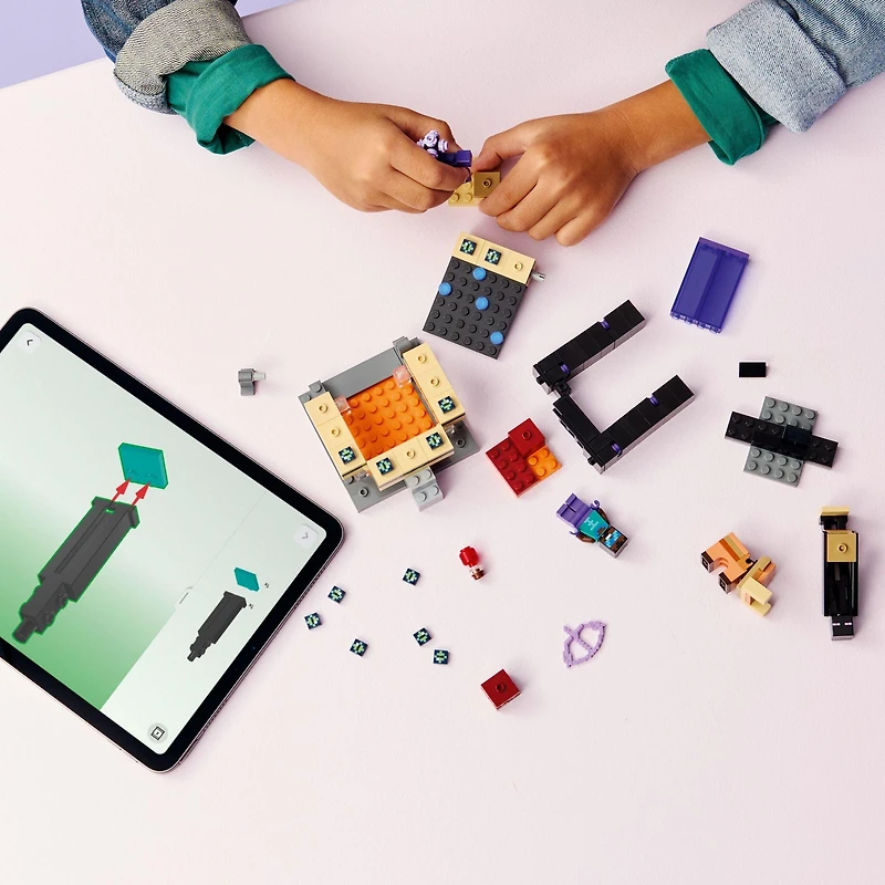 LEGO Minecraft Nether and End Portal Journey Building Toy Set 21584