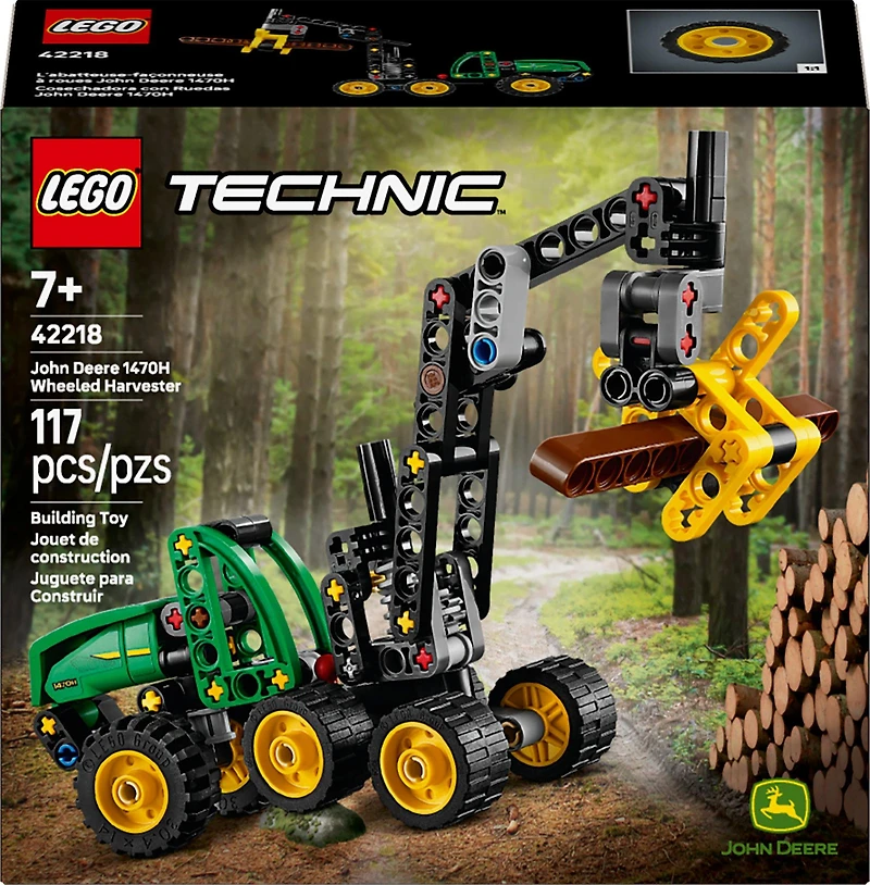 LEGO Technic John Deere 1470H Wheeled Harvester 42218