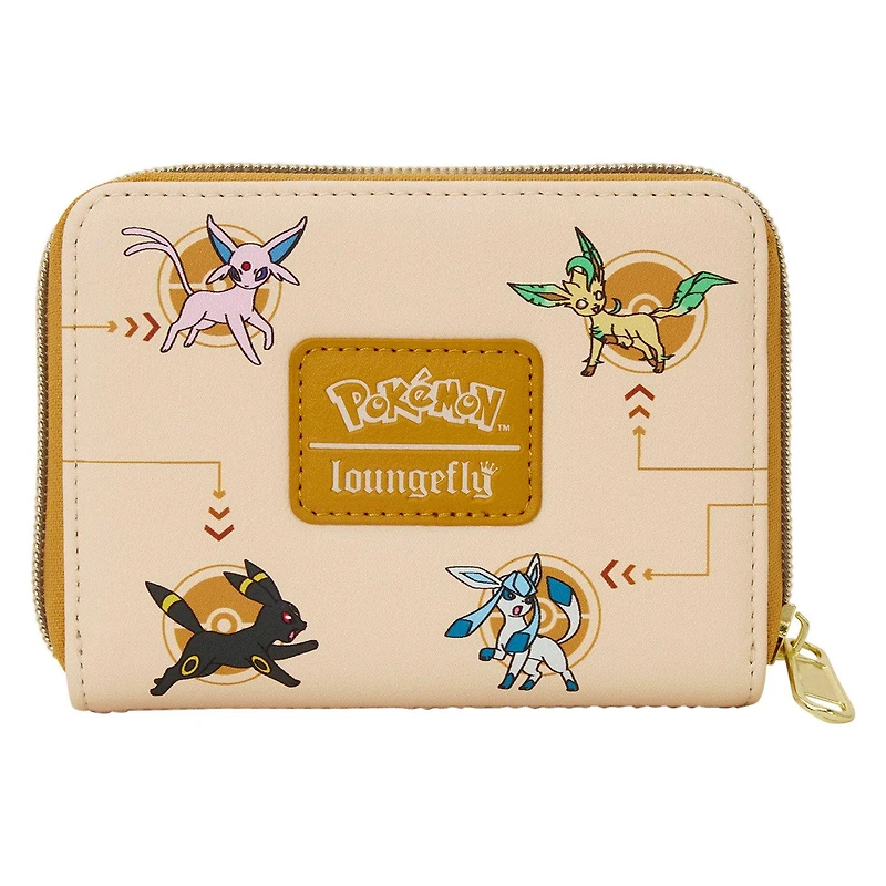 Pokemon Eeveelutions Zip Around Wallet GameStop Exclusive