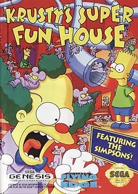 Krusty's Super Fun House - Sega Genesis
