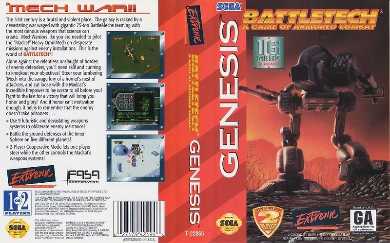 Battletech - Sega Genesis