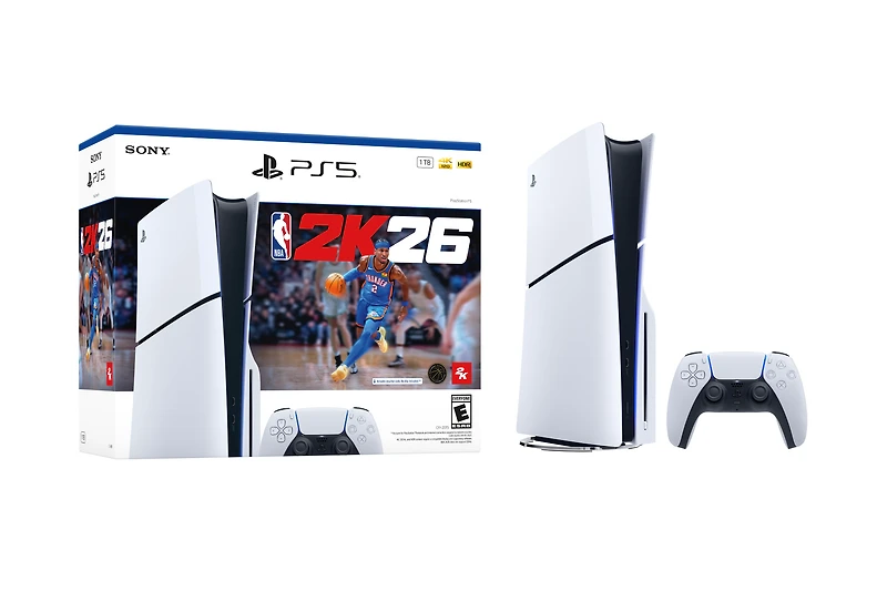 Sony PlayStation 5 Slim Disc Edition NBA 2K26 Bundle