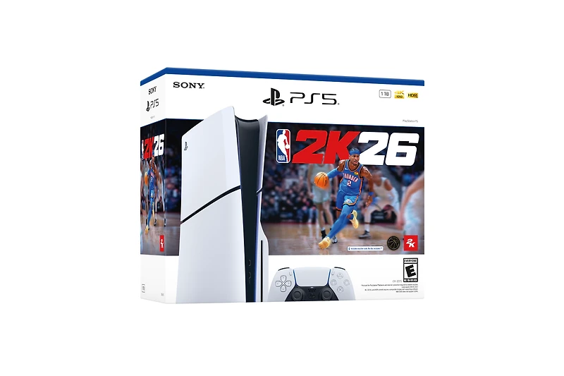 Sony PlayStation 5 Slim Disc Edition NBA 2K26 Bundle