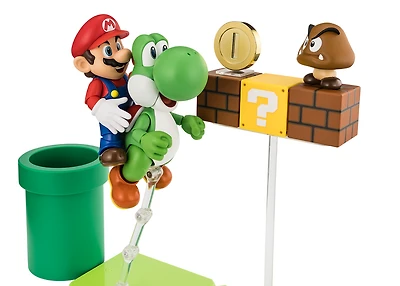 Tamashii Nations S.H.Figuarts The Super Mario Brothers - Super Mario Playset Figure
