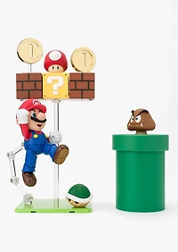 Tamashii Nations S.H.Figuarts The Super Mario Brothers - Super Mario Playset Figure