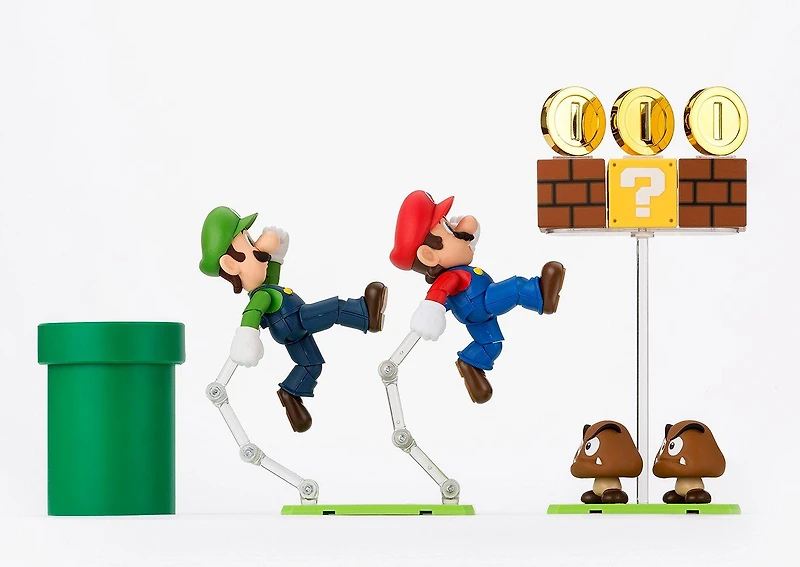 Tamashii Nations S.H.Figuarts The Super Mario Brothers - Super Mario Playset Figure