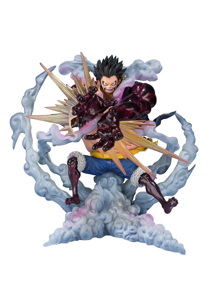 Bandai One Piece FiguartsZERO Tamashii Nations Monkey D. Luffy Gear 4 Leo Bazooka (Reissue) Figure