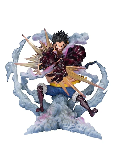 Bandai One Piece FiguartsZERO Tamashii Nations Monkey D. Luffy Gear 4 Leo Bazooka (Reissue) Figure