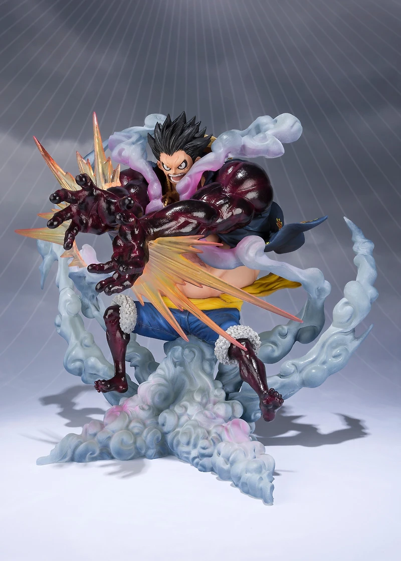 Bandai One Piece FiguartsZERO Tamashii Nations Monkey D. Luffy Gear 4 Leo Bazooka (Reissue) Figure