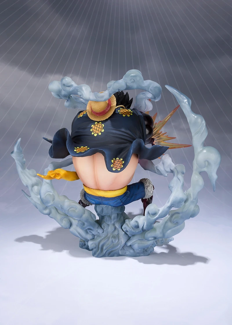 Bandai One Piece FiguartsZERO Tamashii Nations Monkey D. Luffy Gear 4 Leo Bazooka (Reissue) Figure