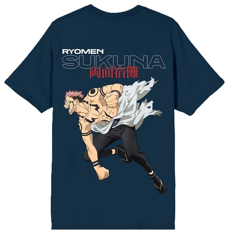 Jujutsu Kaisen Itadori and Sukuna Double Sided Unisex Graphic T-Shirt GameStop Exclusive