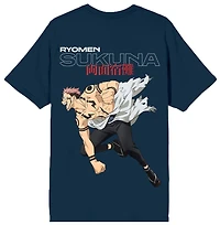 Jujutsu Kaisen Itadori and Sukuna Double Sided Unisex Graphic T-Shirt GameStop Exclusive