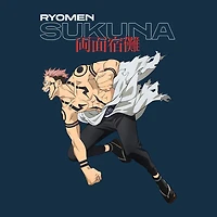 Jujutsu Kaisen Itadori and Sukuna Double Sided Unisex Graphic T-Shirt GameStop Exclusive