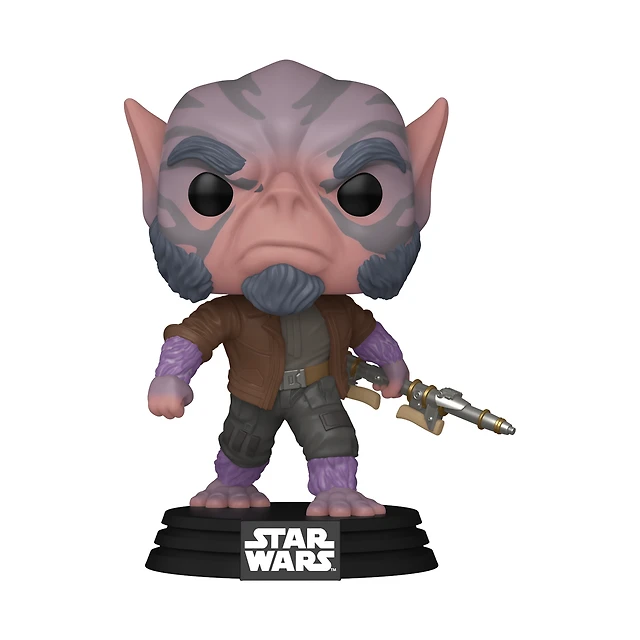 Funko POP! Star Wars: The Mandalorian and Grogu Zeb Orrelios 4.5-in Vinyl Bobblehead