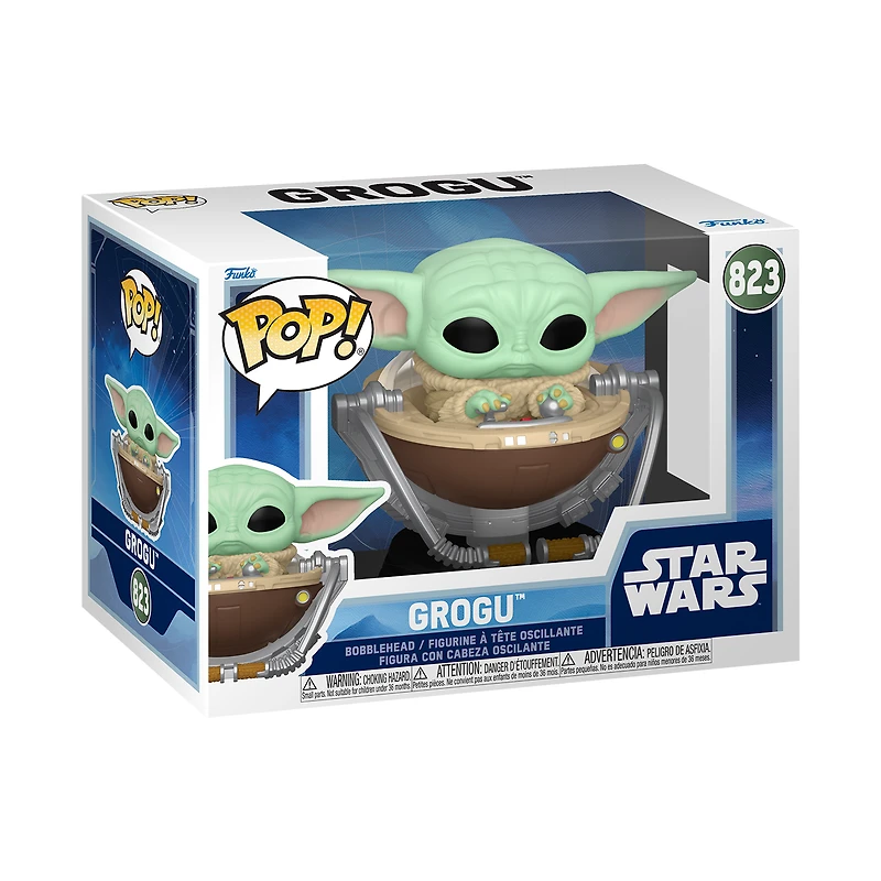 Funko POP! Star Wars: The Mandalorian and Grogu - Grogu in Pram 3.7-in Vinyl Bobblehead