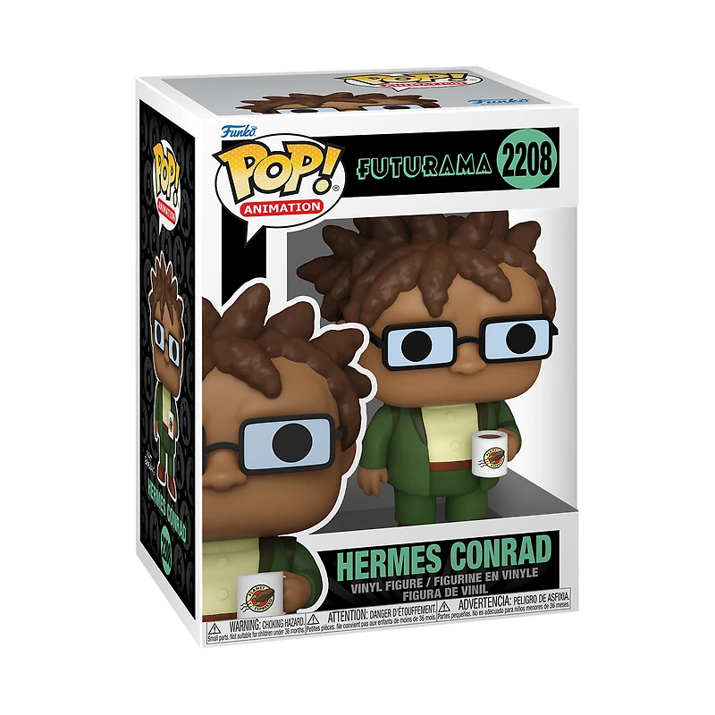 Funko POP! Animation: Futurama Hermes Conrad 4.4-in Vinyl Figure