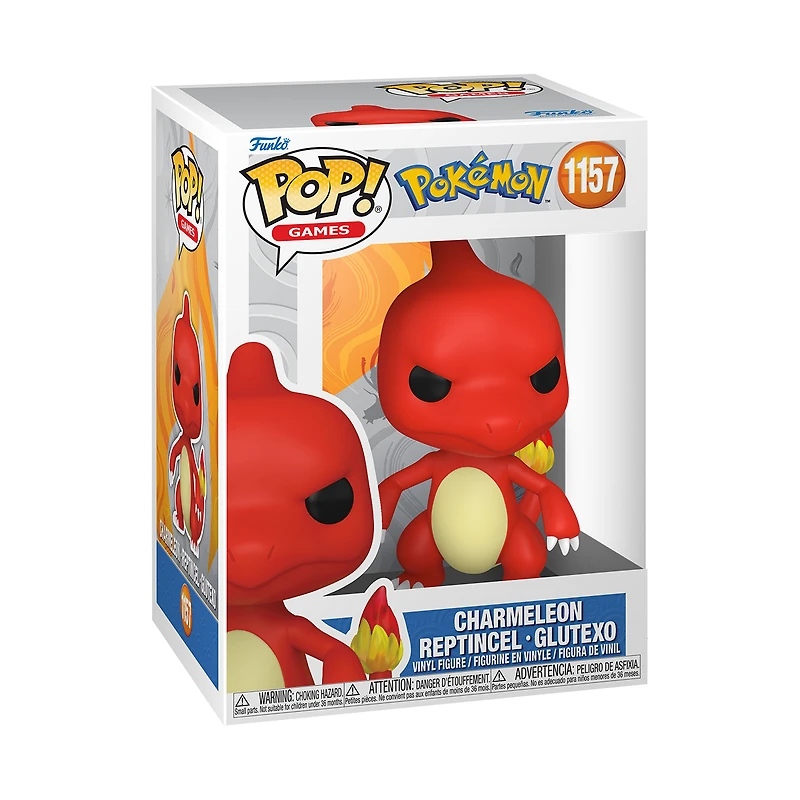 Funko POP! Games: Pokemon  Charmeleon 3.9-in Vinyl Figure